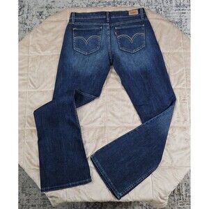 Levis 524 Too Superlow Jeans Womens 11 M 34x32 Low Rise Bootcut Medium Wash Y2K